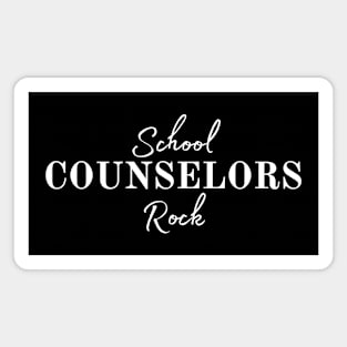 School Counselors Rock Magnet